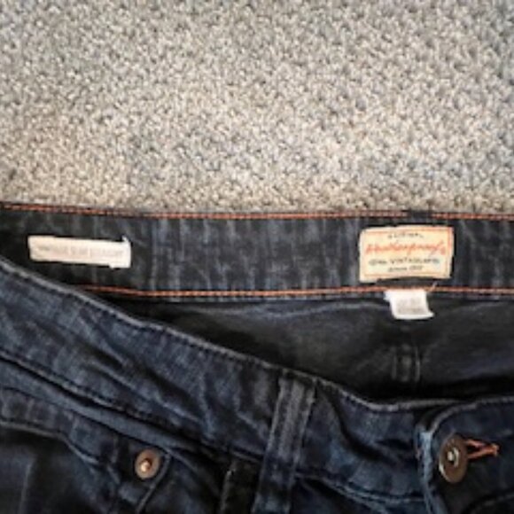 Mens Weatherproof Vinatge Slim Straight Fit Jean 32 x 30 Dark Wash - Picture 9 of 12